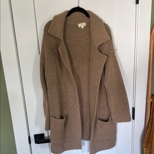 Thread and supply camel coatigan S